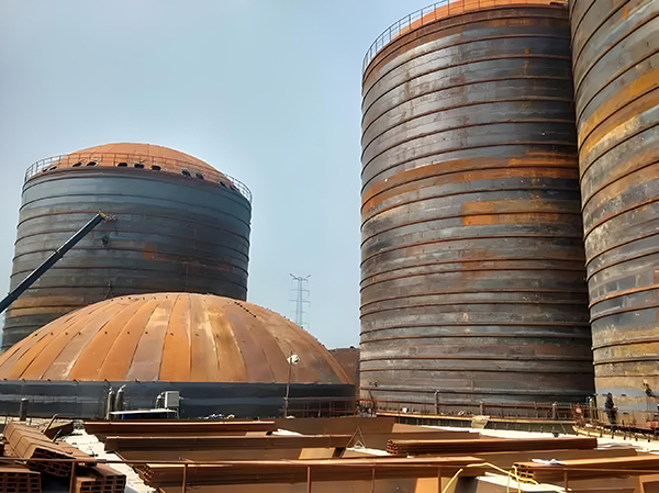 陆河焦粉钢板仓